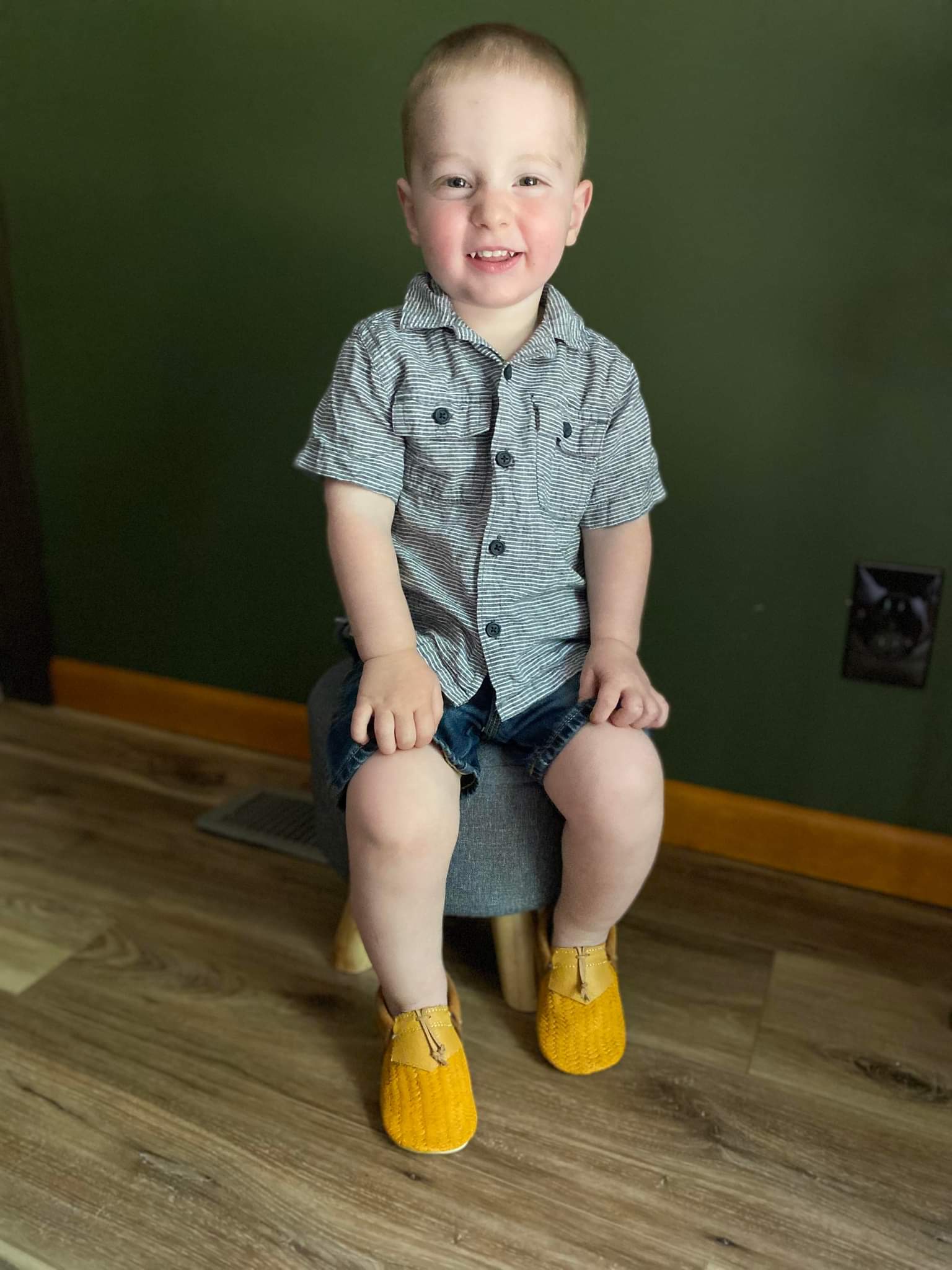 Boho Braided Mustard Loafer